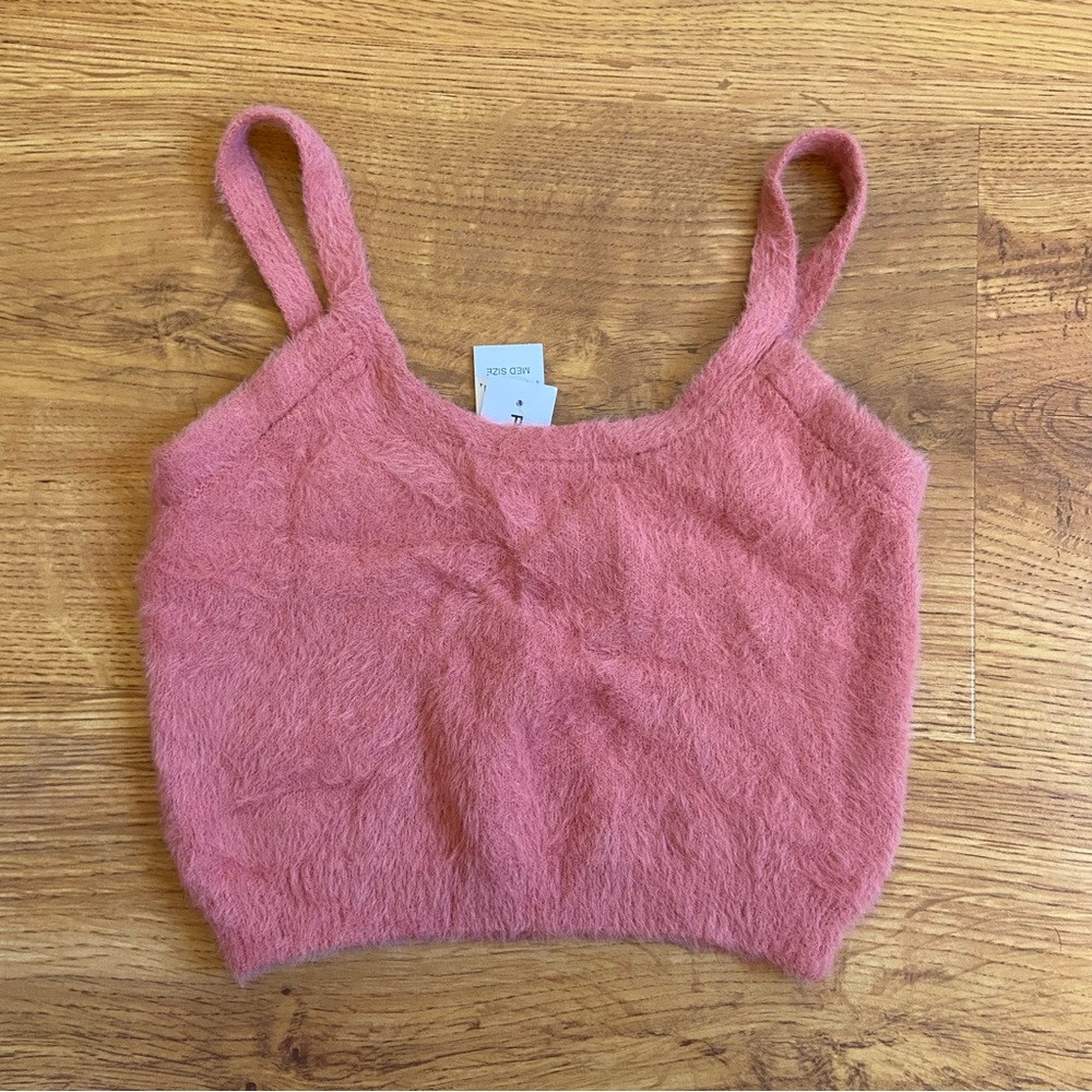 Fuzzy Crop Top